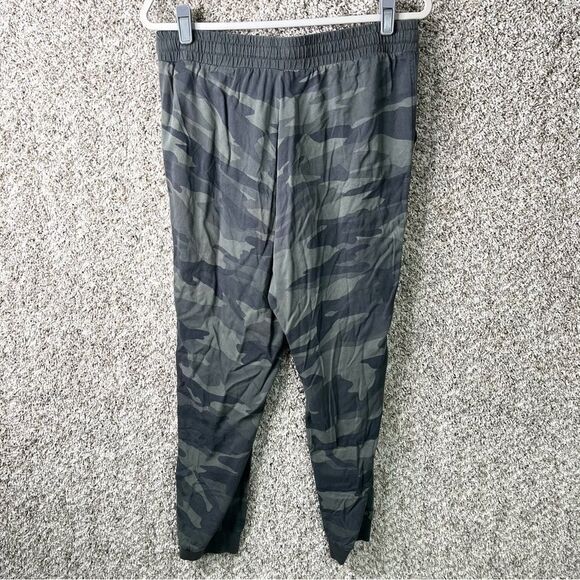 Splendid Joggers Women’s Large Green Camouflage Drawstring Pants - Picture 4 of 7